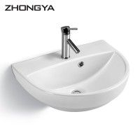 Professional manufacturer ceramic sink wash basin modern wall hang basin