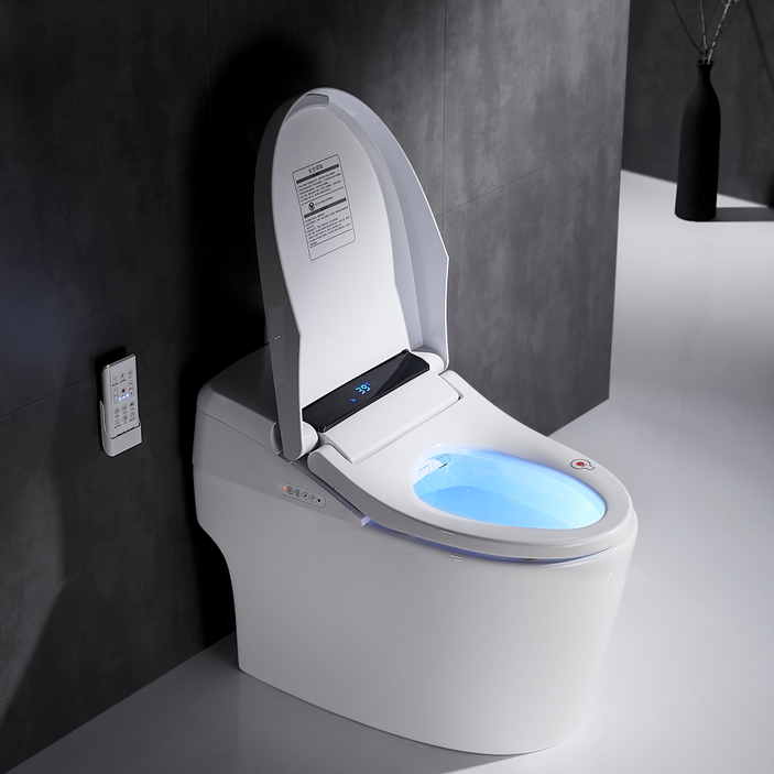 High-Tech Build-in cistern Closestool Intelligent Water ClosetFloor mounted Smart  Toilet